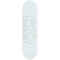 Krooked Skateboarding Eyes (White) 8.06" x 31.8"