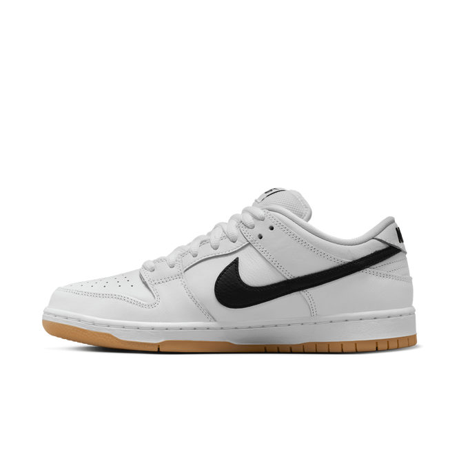 Nike SB Dunk Low Pro ISO (White / Black / Gum Light Brown)