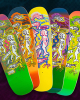 Krooked Skateboarding Skateshop Day 2024 Color My Friends (Hand Numbered) board 9.81" x 32.06"