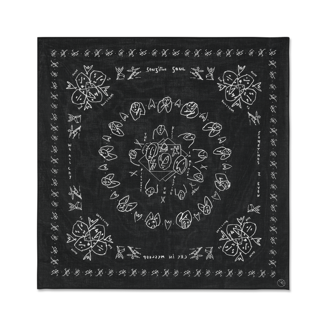 Polar Skate Co. Bandana (Black)