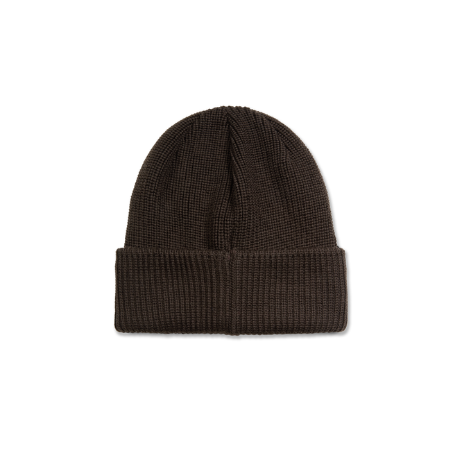 Polar Skate Co. Double Fold Merino Beanie (Brown)