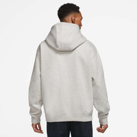 Nike SB Fleece Pullover Skate Hoodie (Grey Heather / White)