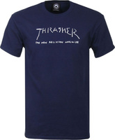 Thrasher New Religion World Wide Navy T-Shirt