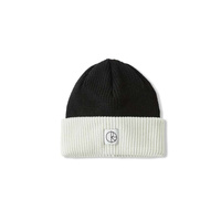 Czapka Polar Skate Co. Double Fold Merino Beanie (Black / White)