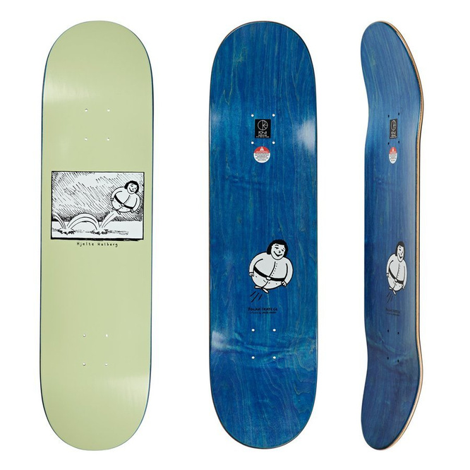 Polar Skate Co. board Hjalte Halberg Bounce (Light Green) 8.375"