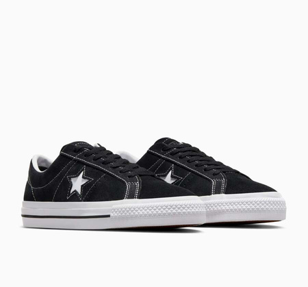 CONS One Star Pro Suede (Black / Black / White)
