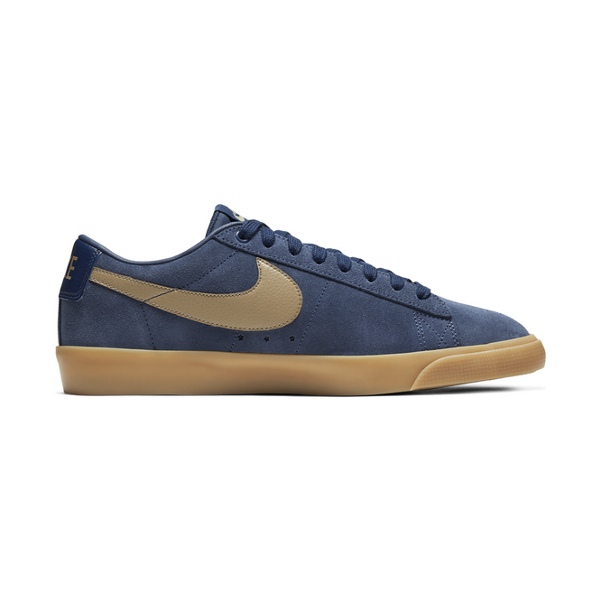 Nike SB Zoom Blazer Low GT (Midnight Navy / Khaki / Gum Light Brown)