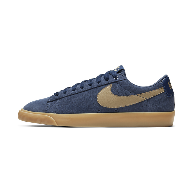 Nike SB Zoom Blazer Low GT (Midnight Navy / Khaki / Gum Light Brown)