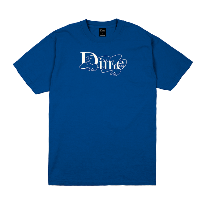 Dime Dime Chilling Classic Logo T-Shirt (Lapis)