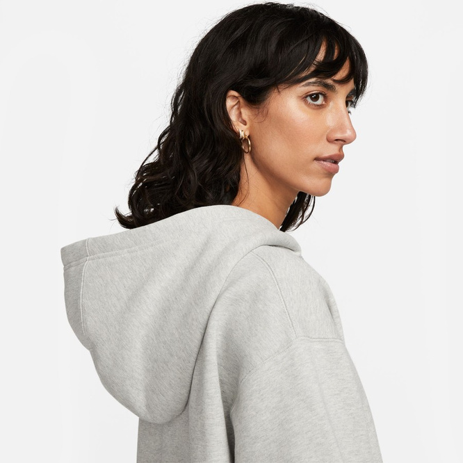 Nike SB Fleece Pullover Skate Hoodie (Grey Heather / White)