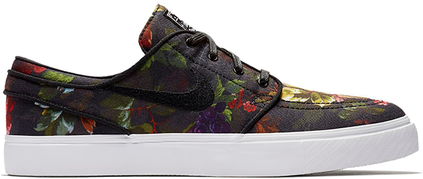 Buty Nike SB Zoom Stefan Janoski CNVS (Black / Floral)