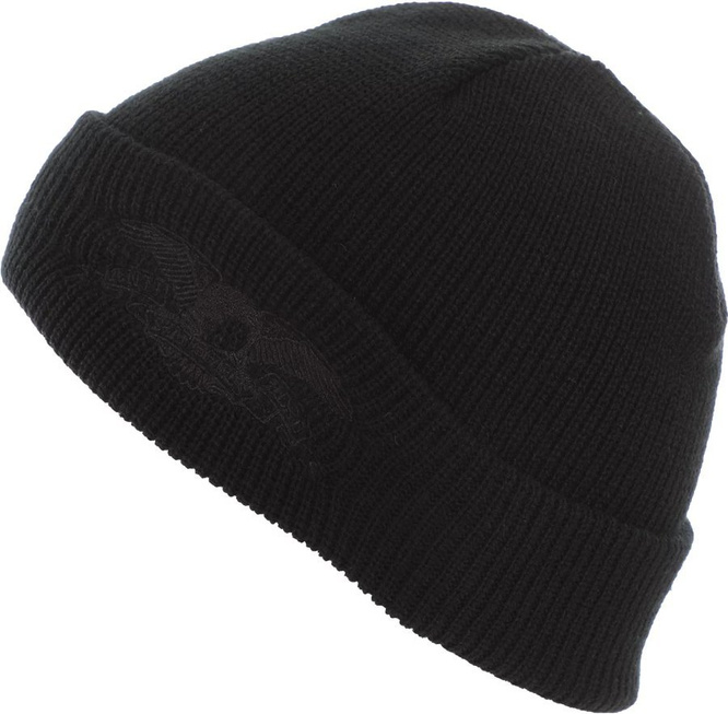 Antihero Basic Eagle Beanie (Black / Black)