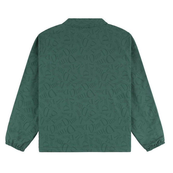 Dime Allover Coach Jacket (Dark Green)