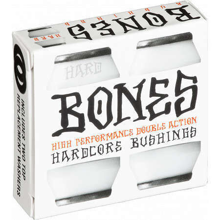 Bones Wheels Bushings HARD (White / Black)