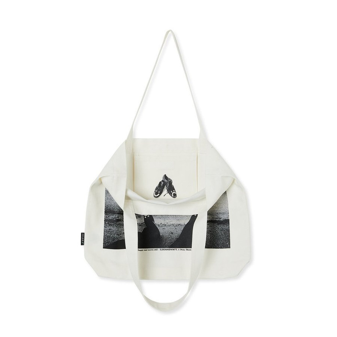 Polar Skate Co. bag Happy Sad Tote Bag (Ecru)