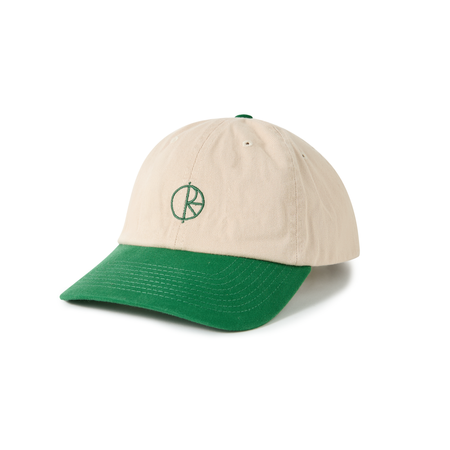 Polar Skate Co. Stroke Logo Sai Cap (Ecru / Green)