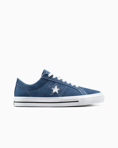 CONS One Star Pro Suede (Slacker Blue / Black / White)