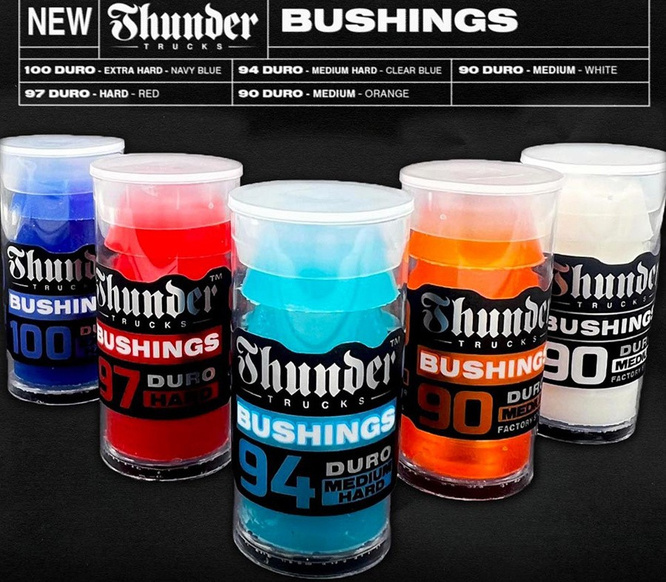 Thunder Trucks Bushings 94DU Medium Hard (Clear Blue)