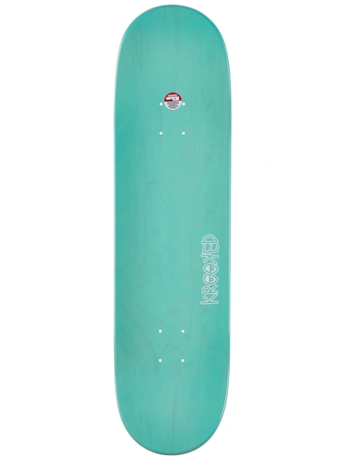 Krooked Skateboarding Eyes (Orange) 8.25" x 32"