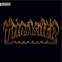 THRASHER RICHTER HOOD (BLACK)