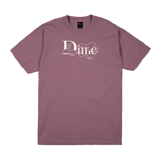 Dime Dime Chilling Classic Logo T-Shirt (Mauve)