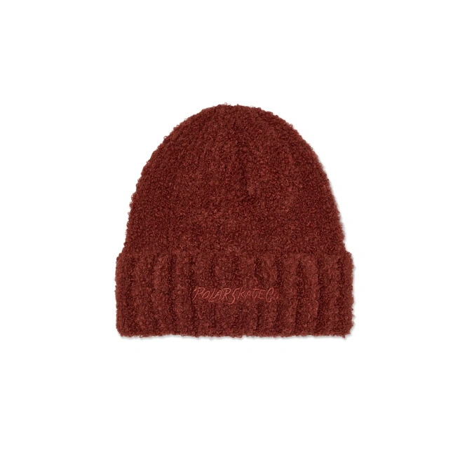 Polar Skate Co. Fluff Beanie (Rust)
