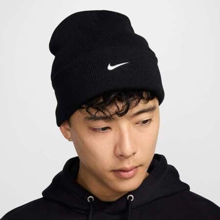 Nike Peak Beanie (Black / White)