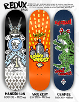 Krooked Skateboarding Worrest Redux 8.5" x 31.85"