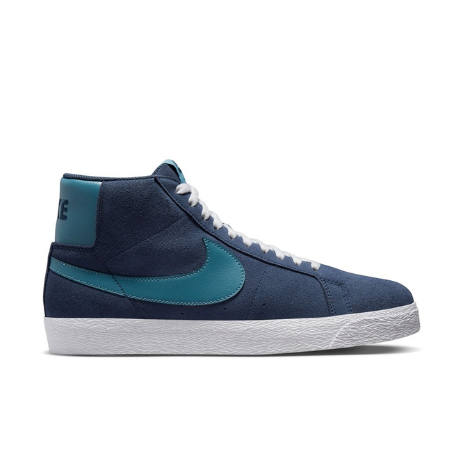 Nike SB Zoom Blazer Mid (Midnight Navy / Noise Aqua / Midnight Navy)