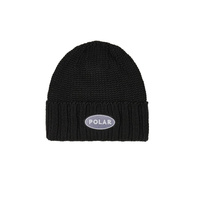 Polar Skate Co. Winter Hat Patch Beanie (Black)