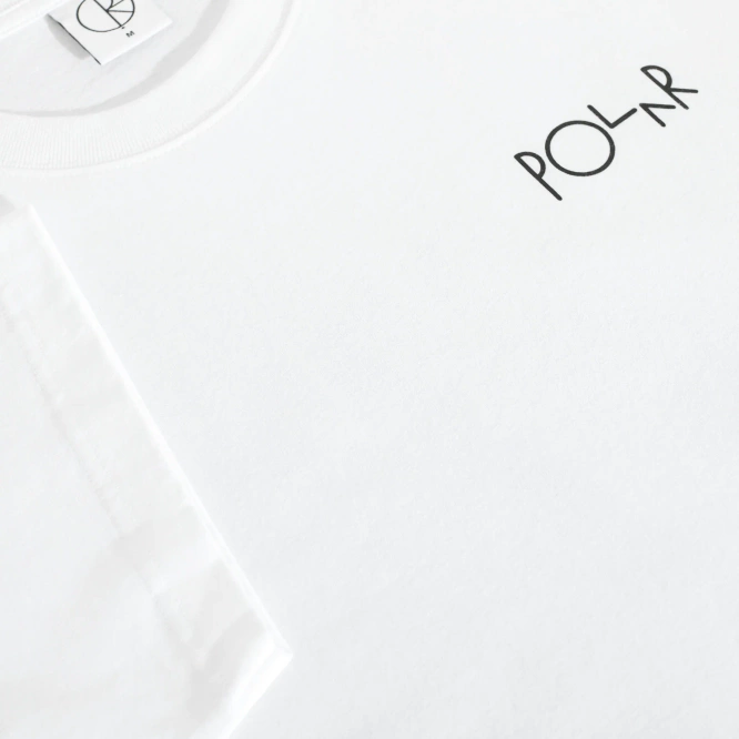 Polar Skate Co. Klez Fill Logo Tee (White)