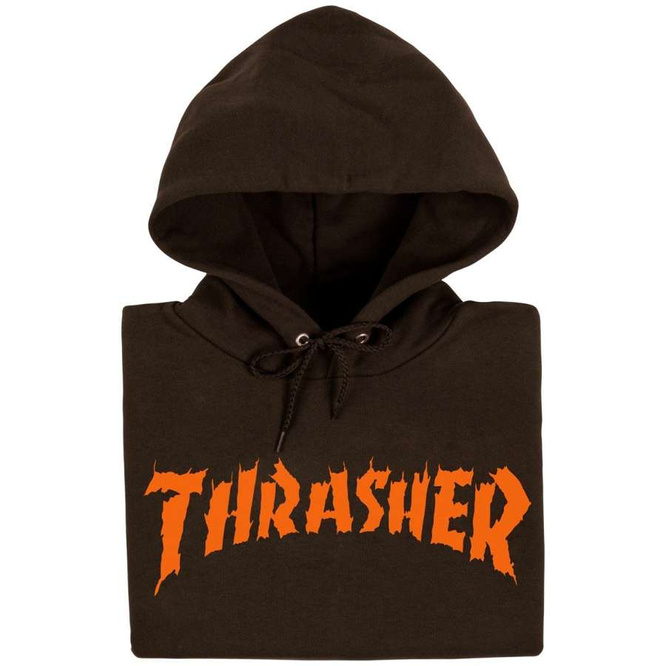 Thrasher x Neckface Burn It Down Hoodie (Dark Chocolate)