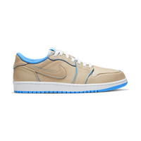 Nike SB Air Jordan 1 Low shoes (Desert Ore / Royal Blue / Dark Powder Blue)