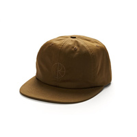 POLAR SKATE CO. BASIC HAT WAXED COTTON CAP (BROWN)
