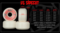 Bones Wheels STF 103A Patterns V5 Sidecut 54 mm wheels