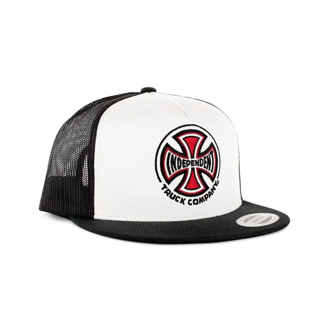 CZAPKA Z DASZKIEM INDEPENDENT TRUCK CO MESH (WHITE/BLACK)
