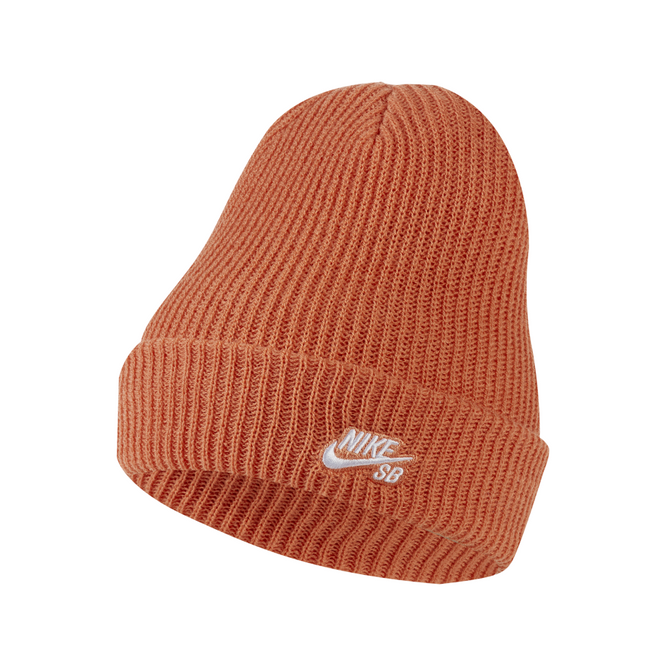 Nike SB Fisherman Beanie (Healing Orange / White)