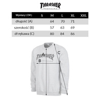 Thrasher Skate Mag Logo Crewneck (Grey)