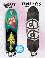 Krooked Skateboarding Team Eyes (Special Shape) 9.3" x 33"