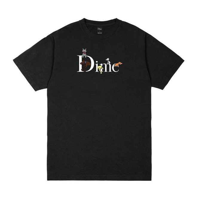 Dime Dog Classic Logo T-shirt (Black)