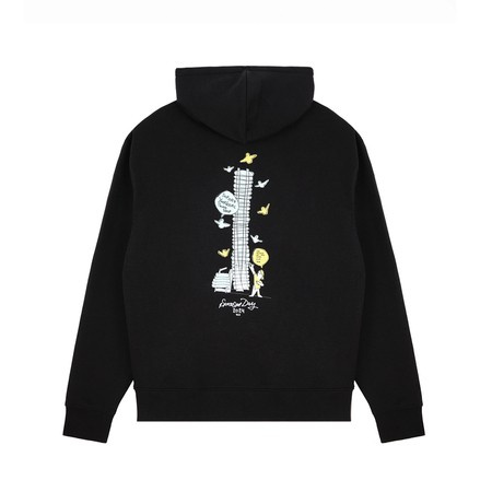 SH Store x Gonz Skateshop Day Deck Wall Hoodie (Black)