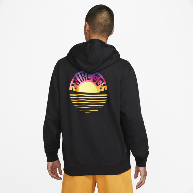 Nike SB Graphic Skate Hoodie (Black / Black)