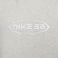 Nike SB Fleece Pullover Skate Hoodie (Grey Heather / White)