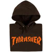 Thrasher x Neckface Burn It Down Hoodie (Dark Chocolate)