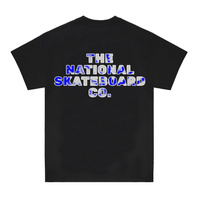 Koszulka The National Skateboard Co. Classic Text Short Sleeve Tee (Black)