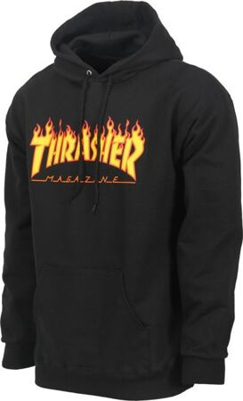 Thrasher Flame Logo Hood (Black)