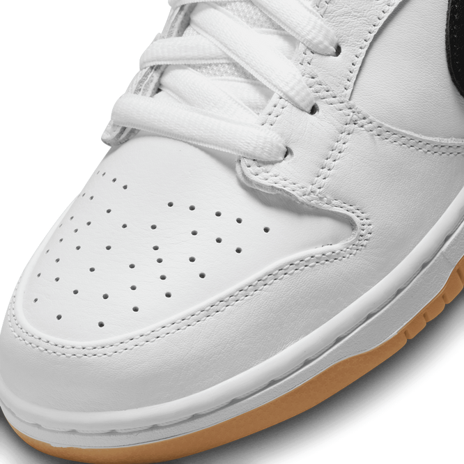 Nike SB Dunk Low Pro ISO (White / Black / Gum Light Brown)