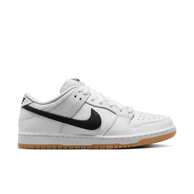 Nike SB Dunk Low Pro ISO (White / Black / Gum Light Brown)