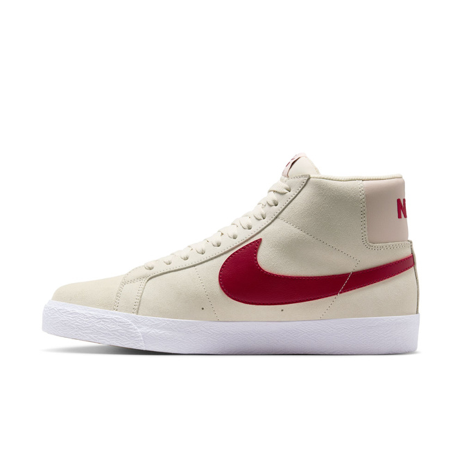 Nike SB Zoom Blazer Mid (Pale Ivory / Noble Red / Silt Red / White)