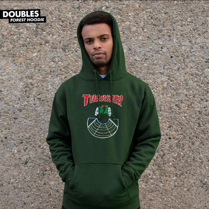 Bluza Thrasher Magazine Doubles Hood (Forest Green)